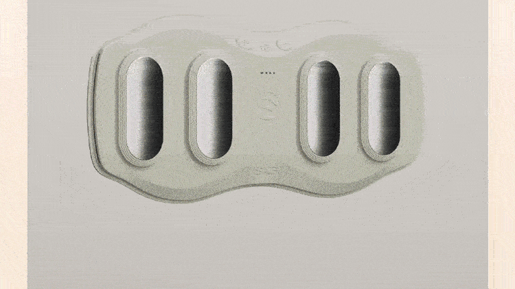 K5 new advanced lower back massage belt with heating