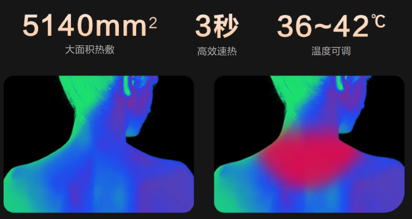 Stressed area of neck