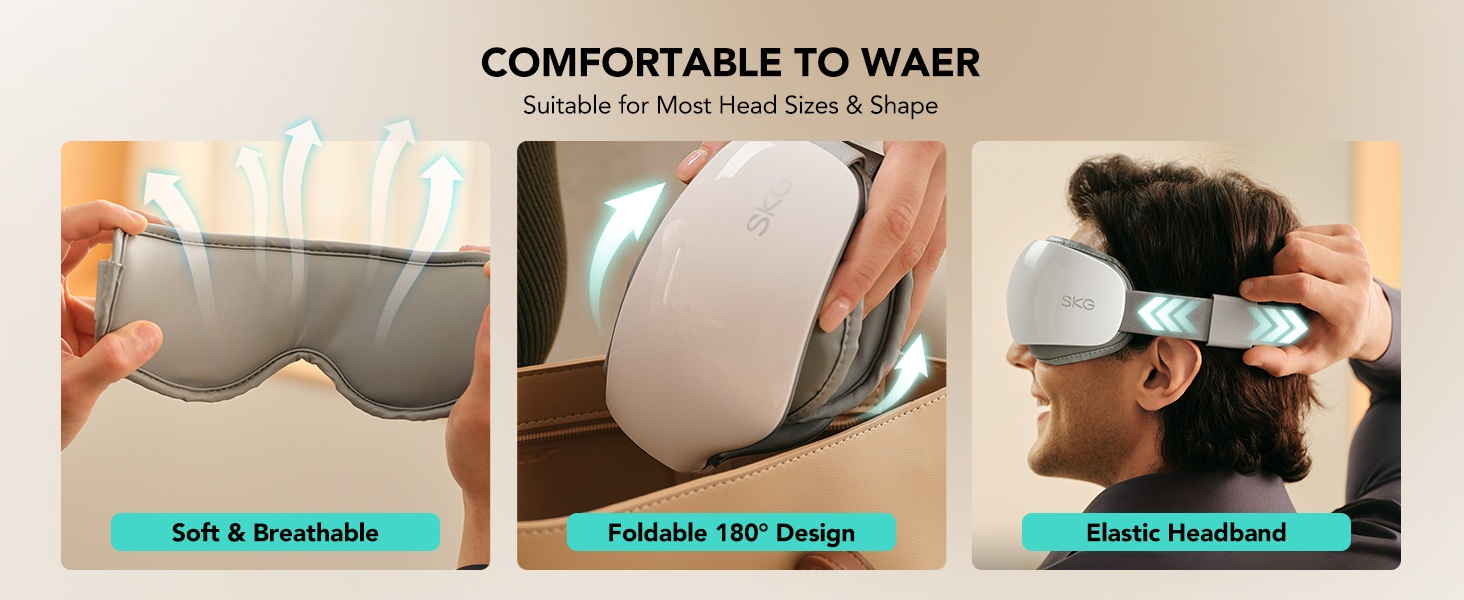 Low Noise Eye Comfort Fatigue Relief Air Compression Eye Massager