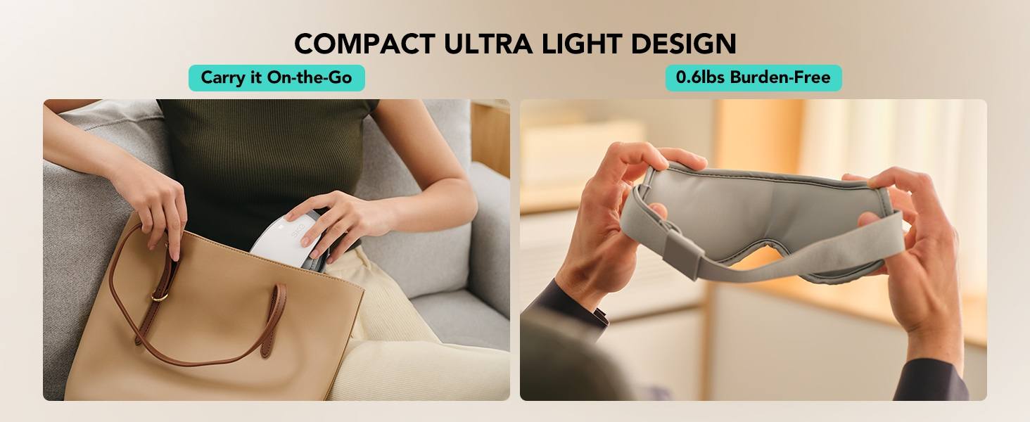 Low Noise Eye Comfort Fatigue Relief Air Compression Eye Massager