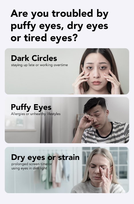 Heat and Cool Vibrating Eye Massager
