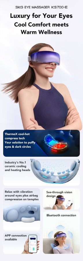 Heat and Cool Vibrating Eye Massager