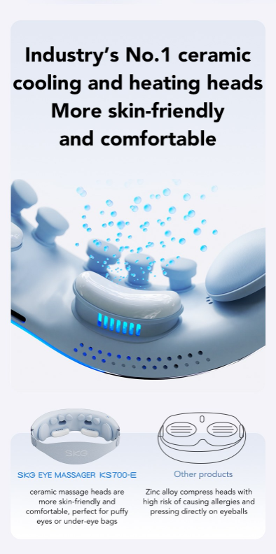 Heat and Cool Vibrating Eye Massager