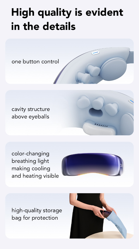 Heat and Cool Vibrating Eye Massager